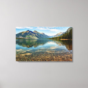 Pebbles in the Lake Canvas Print
