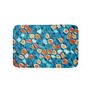 Pebbles in Water Bath Mat