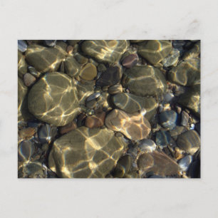 Pebbles In Water Postcard