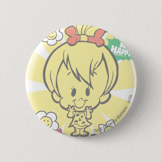 PEBBLES™ Miss Wonderful 6 Cm Round Badge (Front)