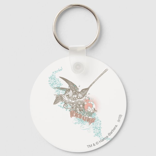 PEBBLES™ Nature Girl Key Ring (Front)