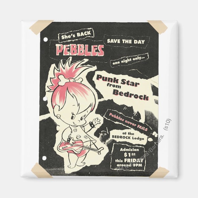 PEBBLES™ Punk Rock Legend Magnet (Front)