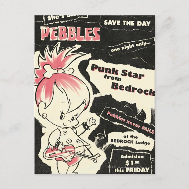 PEBBLES™ Punk Rock Legend Postcard (Front)
