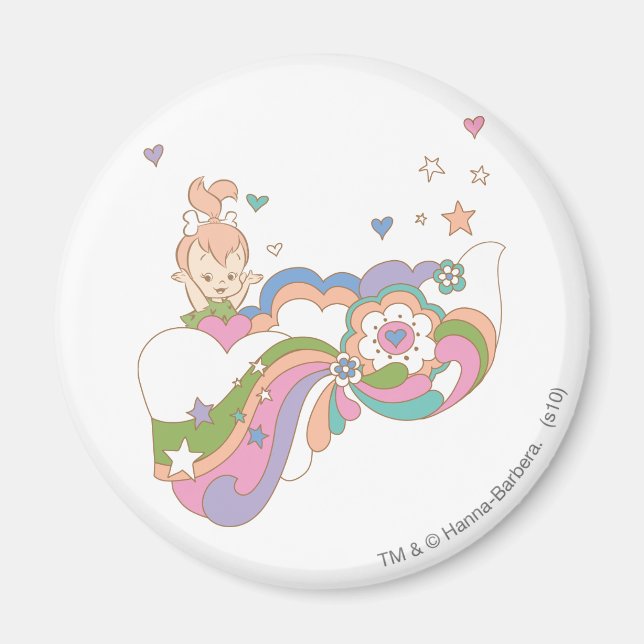 PEBBLES™ Rainbow Cloud Magnet (Front)