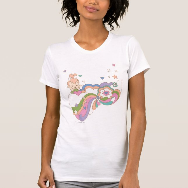 PEBBLES™ Rainbow Cloud T-Shirt (Front)