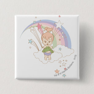 PEBBLES™ Rainbow Stars 15 Cm Square Badge