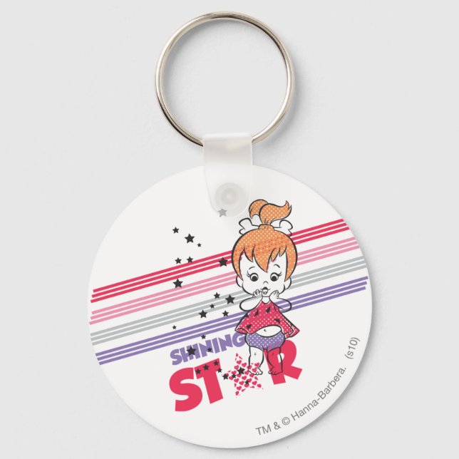 PEBBLES™ Shining Stars Key Ring (Front)