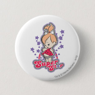 PEBBLES™ Super Star 6 Cm Round Badge