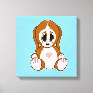 Pebbles the Puppy Canvas Print