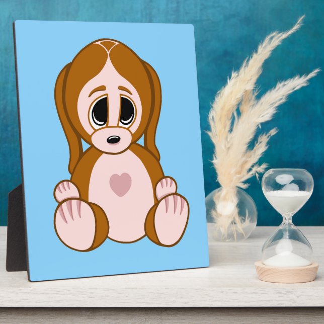 Pebbles the Puppy Plaque (Side)