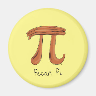 Pecan Pi Symbol Cute Math Teacher Gift Magnet