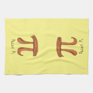 Pecan Pi Symbol Cute Math Teacher Gift Tea Towel