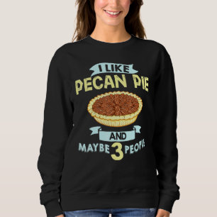 Pecan Pie Mini Bars Filling Vegan Cookies Sweatshirt