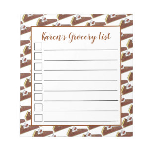 Pecan Pie Tart Southern Food Dessert Sweet as Pie Notepad