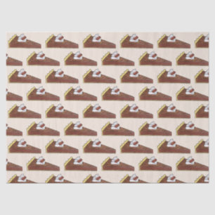 Pecan Pie Tart Southern Food Slice Dessert Foodie Tissue Paper