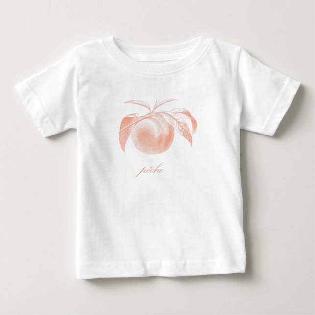 Pêche (Peach Baby T-Shirt (Front)