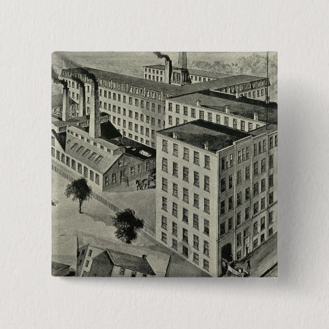 Peck Bros & Co 15 Cm Square Badge (Front)