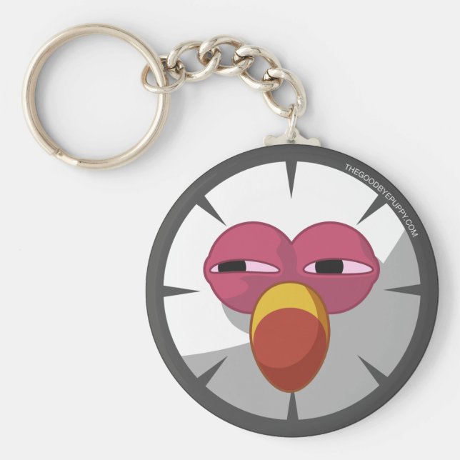 Peck Face Keychain (Front)