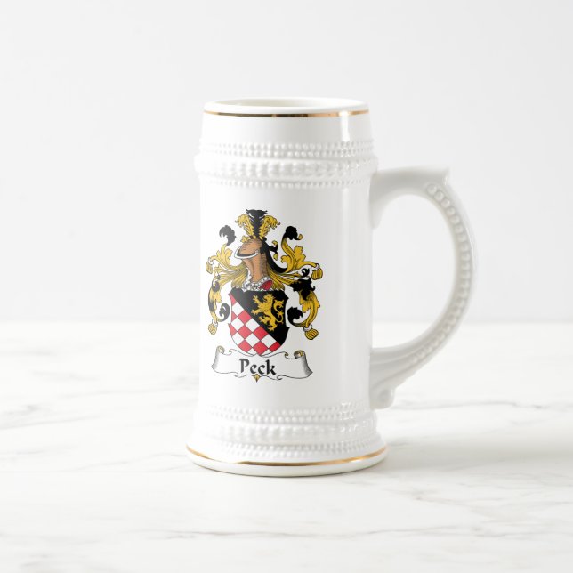 Peck Family Crest Beer Stein (Right)