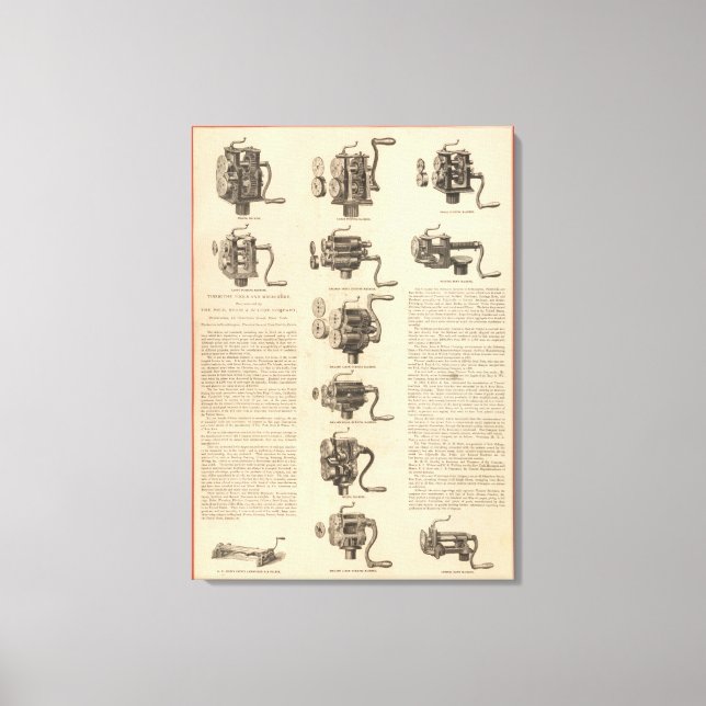 Peck, Stow and Wilcox Company Canvas Print (Front)