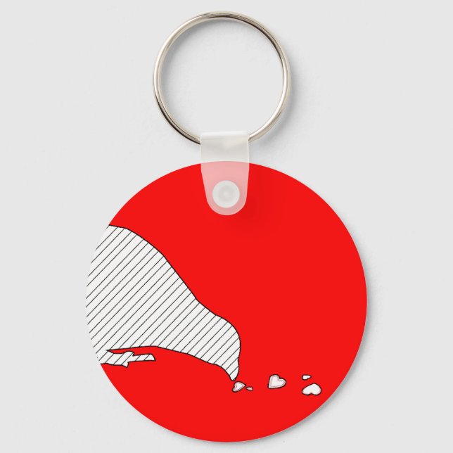 pecking order. key ring (Front)