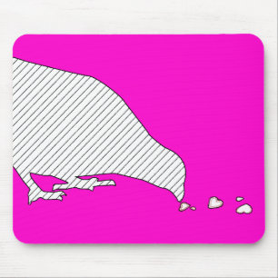 pecking order. mouse pad