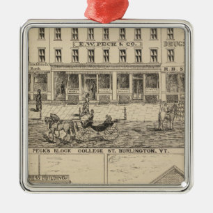 Peck's Block Metal Tree Decoration