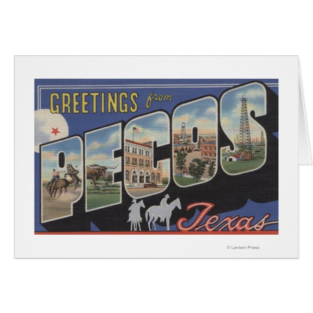 Pecos, TexasLarge Letter ScenesPecos, TX (Front Horizontal)