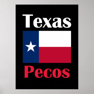 Pecos TX Poster