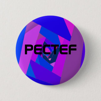 pectef logo3, PECTEF 6 Cm Round Badge