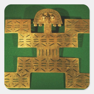 Pectoral ornament of the Tolima Region Square Sticker