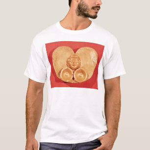 Pectoral with a human face wearing earrings T-Shirt