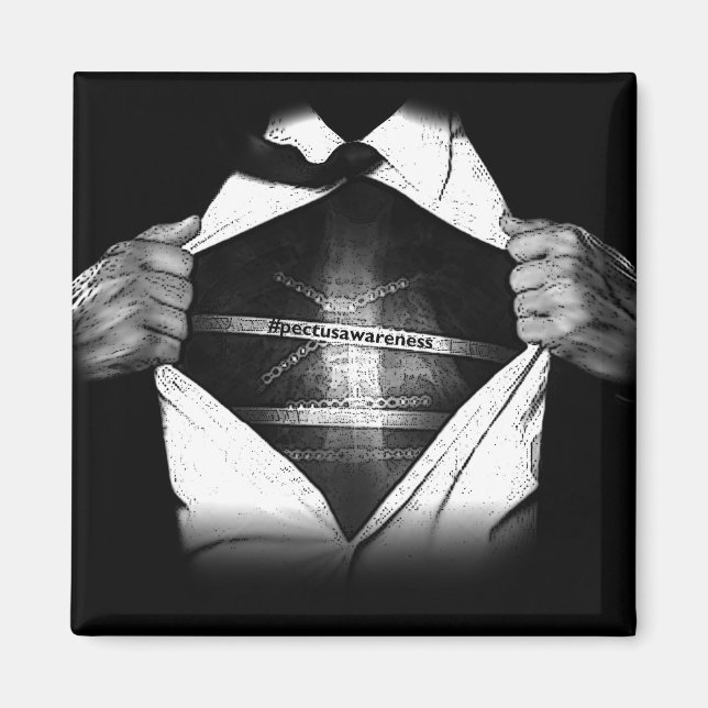 PectusAwareness Refrigerator Magnet (Front)