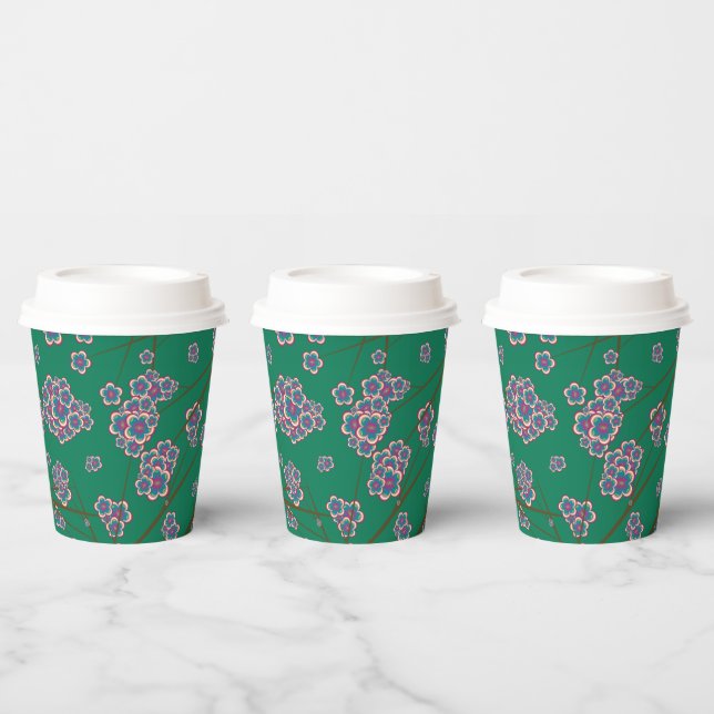 Peculiar Branches 8oz. Paper Cups (Multi)