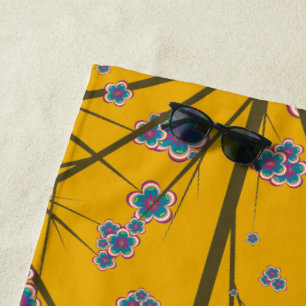 Peculiar Branches Beach Towel