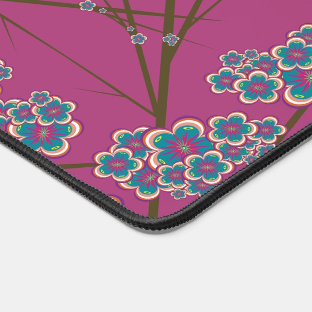 Peculiar Branches Boysenberry Desk Mat (Corner)