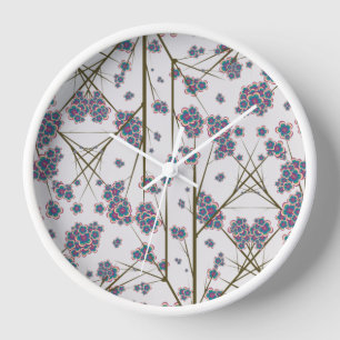 Peculiar Branches Wood Framed Clock