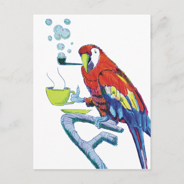Peculiar Parrot Postcard (Front)