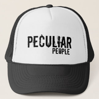 peculiar , people trucker hat