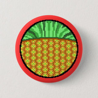 Peculiar Pineapple 6 Cm Round Badge