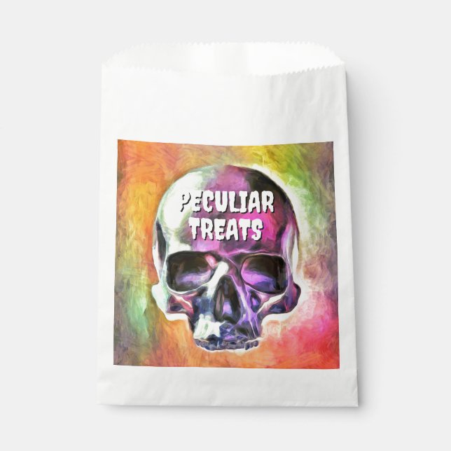 Peculiar Treats. Favour Bags (Front)