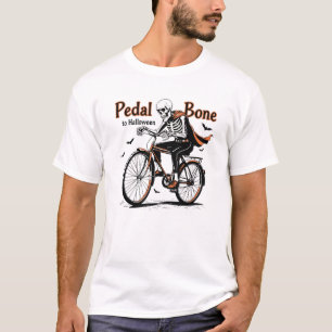 Pedal Bone to Halloween Cycling T-shirts