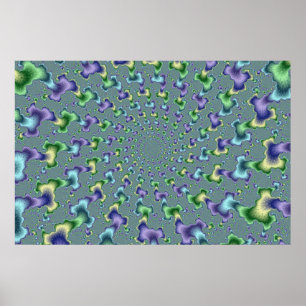 Pedal Columns - Fractal Poster