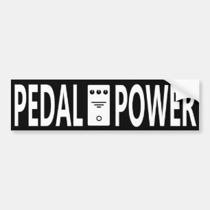 Pedal Power Bumper Sticker