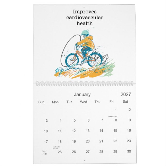 Pedal Power Cycling for Change Calendar (Jan 2027)