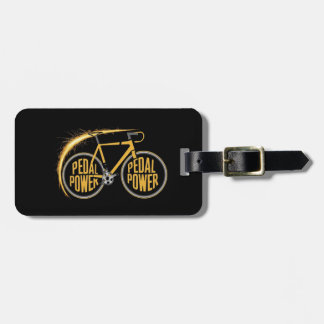 Pedal Power Luggage Tag