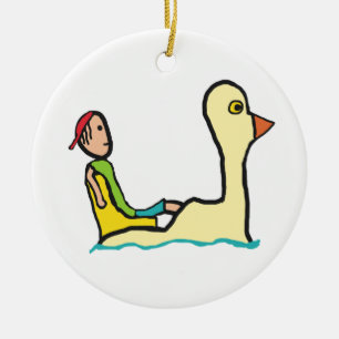 Pedalo Ceramic Tree Decoration