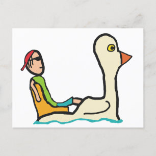 Pedalo Postcard