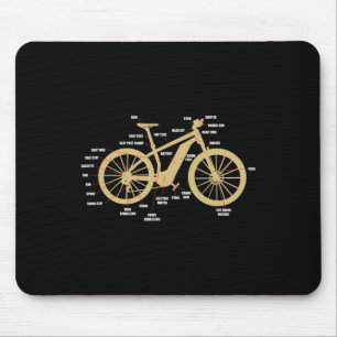 Pedelec Bicycle For Cyclists E-bike Parts Cycling Mouse Pad