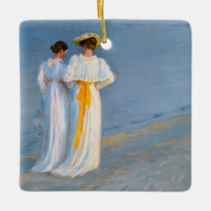 Peder Severin Kroyer - Anna Ancher & Marie Kroyer Ceramic Ornament